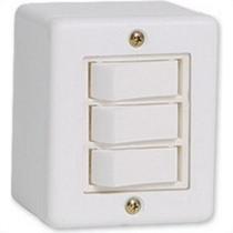 Sistema Ilumi 1 Simples + 2 Paralelo Com Placa + Caixa Branco - 6326 Sistema Ilumi 1 Simples + 2 Paralelo Com Placa + Caixa Branco - 6326