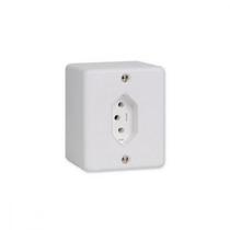 Sistema Ilumi 1 Tomada 2 Polos+Terra 20A. Com Placa + Caixa Branco - 63141