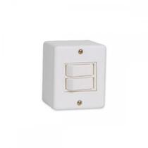 Sistema Ilumi 2 Simples Com Placa + Caixa Branco - 6318 Sistema Ilumi 2 Simples Com Placa + Caixa Branco - 6318