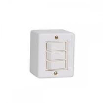 Sistema Ilumi 3 Simples Com Placa + Caixa Branco - 6319 Sistema Ilumi 3 Simples Com Placa + Caixa Branco - 6319