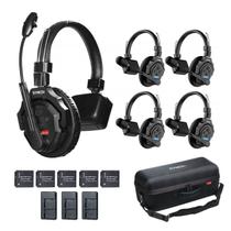 Sistema Intercomunicação 5 Fone Headset Synco Xtalk X5 + Bolsa