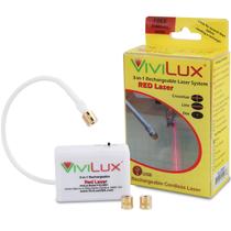 Sistema laser ViviLux 3 em 1 recarregável vermelho para costura Sistema laser ViviLux 3 em 1 recarregável vermelho para costura