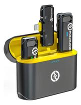 Sistema Microfone 2.4g Hollyland Lark C1 2pessoa Lightning Preto Sistema Microfone 2.4g Hollyland Lark C1 2pessoa Lightning Preto