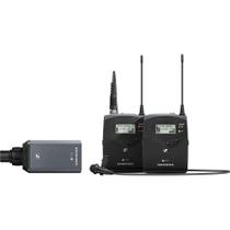 Sistema Microfone Lapela Sennheiser EW 100 ENG G4-G Wireless Transmissor XLR Montagem em Câmera (G:566-608MHz)