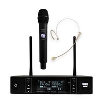 Sistema Microfone Rock In RI602M-HB Mão e Headset Sem Fio Sistema Microfone Rock In RI602M-HB Mão e Headset Sem Fio