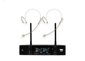 Sistema Microfone Rock In RI602MHH Duplo Headset Sem Fio Sistema Microfone Rock In RI602MHH Duplo Headset Sem Fio