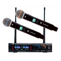 Sistema Microfone Sem Fio Digital Duplo TSI-1200 UHF - TSI