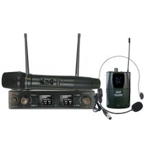 Sistema Microfone sem Fio Vocal e Headset KDSW-502C - KADOSH