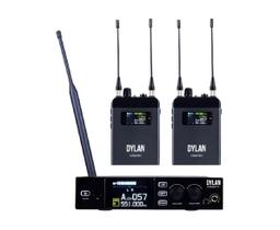 Sistema sem fio dylan in ear dsm 900 c/ 2 bodypacks true diversity