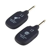 Sistema Sem Fio para Guitarra UHF VIKEFON - Transmissor e Receptor com Bateria Embutida - Alcance de 50m
