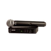 Sistema Sem Fio Shure BLX24BR com Microfone de Mão SM58