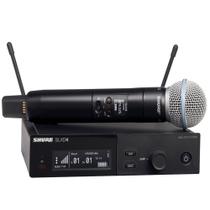 Sistema sem fio shure slxd24/b58-g58 microfone de mão