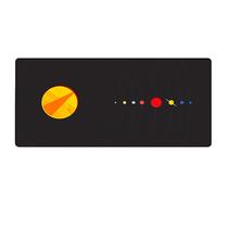 Sistema Solar Universo Personalidade Oversize Espessado Lock Edge Mouse Pad