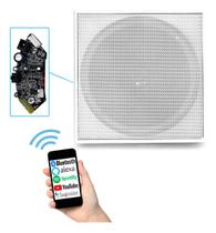 Sistema som ambiente bluetooth quadrado branco alexa google Sistema som ambiente bluetooth quadrado branco alexa google