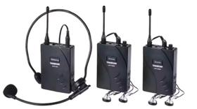 Sistema Tradução Simultânea - 1 Transmissor + 2 Receptores - Palestras/Guias Turísticos/Intérpretes Sistema Tradução Simultânea - 1 Transmissor + 2 Receptores - Palestras/Guias Turísticos/Intérpretes