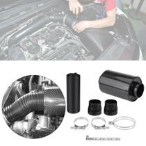 Sistema Universal De Admissão De Ar Frio Em Fibra De Carbono 76mm 3 Polegadas Com Caixa De Filtro E Sistema Universal De Admissão De Ar Frio Em Fibra De Carbono 76mm 3 Polegadas Com Caixa De Filtro E