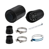 Sistema Universal De Admissão De Ar Frio Em Fibra De Carbono De 3 Polegadas Com Ventilador E Kit De Sistema Universal De Admissão De Ar Frio Em Fibra De Carbono De 3 Polegadas Com Ventilador E Kit De