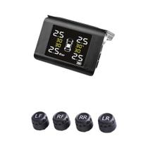 Sistema Universal De Monitoramento De Pressão De Pneus TPMS Sem Fio Para Carros Com 4 Sensores, Sistema Universal De Monitoramento De Pressão De Pneus TPMS Sem Fio Para Carros Com 4 Sensores,