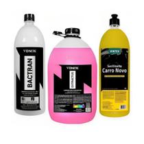 Sistema Vsc Bactran 1,5l Extractus 5 Litros Sanitizante 1,5l Vonixx Kit Limpeza interna Automotivo