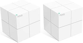 Sistema WiFi Mesh Tenda Nova MW6 AC1200, pacote com 2, 4000 pés quadrados