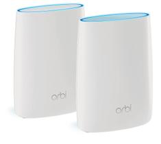 Sistema WiFi NETGEAR Orbi Tri-Band RBK50, pacote com 2 unidades, branco