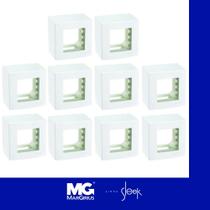 Sistema-x Caixa 2 Módulos com Suporte Sleek Margirius Kit Com 10