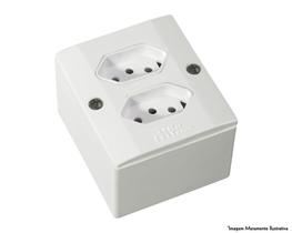 Sistema X Mill 2 Tomadas 2P T 39146 Br c/10pcs Sistema X Mill 2 Tomadas 2P T 39146 Br c/10pcs
