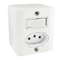 Sistema X Radial Branco 1P+1T 10A C/Cx1902112 Sistema X Radial Branco 1P+1T 10A C/Cx1902112