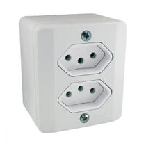 Sistema X Radial Branco 2Tom 10A C/Caixa 1902115