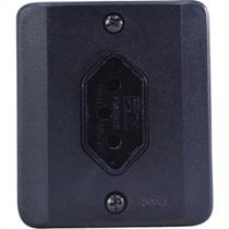 Sistema X Radial Preto 1Tomada 10A C/Caixa 1905113 Sistema X Radial Preto 1Tomada 10A C/Caixa 1905113