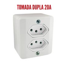 Sistema X Tomada e Interruptores 10A/20A Sobrepor Externa Radial