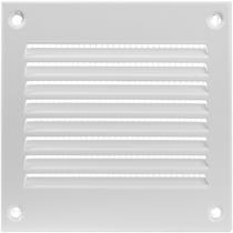 Sistemas de ventilação com tampa de ventilação de 10 cm x 10 cm Metal branco Sistemas de ventilação com tampa de ventilação de 10 cm x 10 cm Metal branco