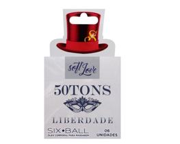 Six Ball da Soft Love Cinquenta Tons de Liberdade Intense com 6 Bolinhas