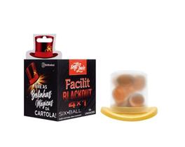 Six Ball soft Love Facilit Blackout Bolinha 6 Unidades