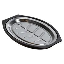 Sizzling Steak Server Nordic Ware 365 prateado para uso interno/externo Sizzling Steak Server Nordic Ware 365 prateado para uso interno/externo