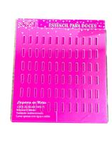 SK1 Placa confeitos sprinkles acrílico tubo confeitaria