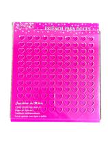 SK5 Placa confeitos sprinkles acrílico coração confeitaria