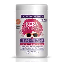 Skafe Keraform Creme Para Pentear Eu Amo Meus Cachos 1Kg