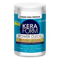 Skafe Keraform Creme Para Pentear Power Óleos 1kg