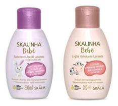 Skalinha Bebê Kit Sabonete Líquido + Loção Hidratante Lavanda 200mL - Skala Expert