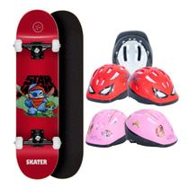 Skate Amador Skateboard Montado Truck Polipropileno Até 90 K