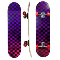 Skate Board Infantil Semi Profissional Funs Para Iniciante Esportivo Suporta Até 50Kg