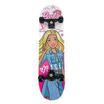 Skate com Acessórios de Segurança Barbie F00105 - Fun