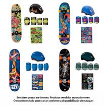 Skate com Kit Proteção - Hot Wheels - Teen - Sortido - Fun Divirta-se