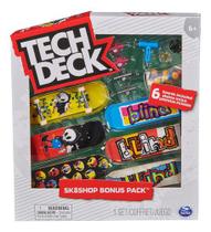Skate De Dedo 6 Shapes Tech Deck Pro Coleção