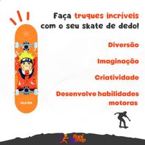 Skate de dedo com rolamento fingerboard brinquedo infantil