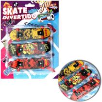 Skate De Dedo Divertido Com 3 Pecas