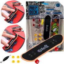 Skate de Dedo Fingerboard Profissional com ferramentas