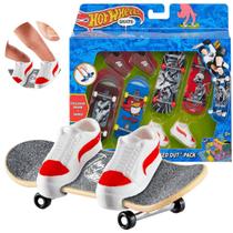 Skate de Dedo Hot Wheels com Tênis Pack com 4 Modelo Sortido