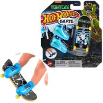 Skate de Dedo Hot Wheels Tartarugas Ninja Leonardo